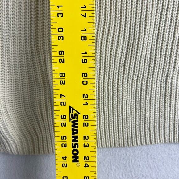 Ugerlov Sweater Womens XL Rib Knit Cap Short Sleeve Crew Relaxed Merino Wool - Picture 3 of 8